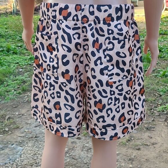 Animal print durable drawstring shorts - Picture 4 of 6
